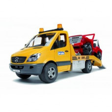 Спецтехника Bruder Эвакуатор Mercedes Benz Sprinter + джип, М1:16 (02535)