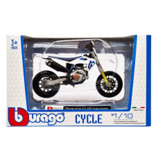 Детская модель Мотоцикла "Husqvarna FS450 Supermoto" Bburago 18-51030-9 масштаб 1:18