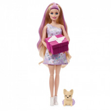 Кукла Barbie Вечеринка-сюрприз в лиловых тонах (JFG70)