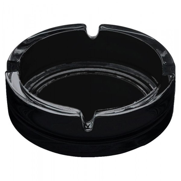 Набір попільничок круглих Ashtray Black 107мм 2шт (113897)