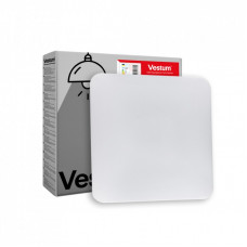 Светильник Vestum QUATRO матовий 20W 350*350*60мм 4000К 4срібло (VS-90053)