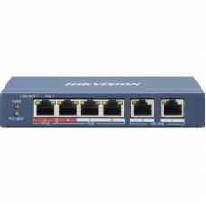 Коммутатор сетевой Hikvision DS-3E0106HP-E