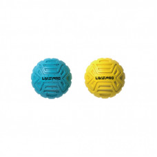 Массажный мяч LivePro Massage Ball LP8507 блакитний/жовтий Уні 6.8см (6951376104042)