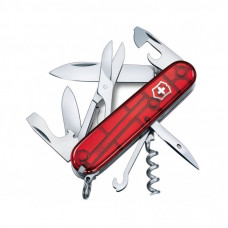 Нож Victorinox Climber Transparent Red Blister (1.3703.TB1)