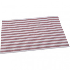 Килимок сервірувальний Renberg Vinyl Rug 30х45см, вініл, червона смуга (112018)