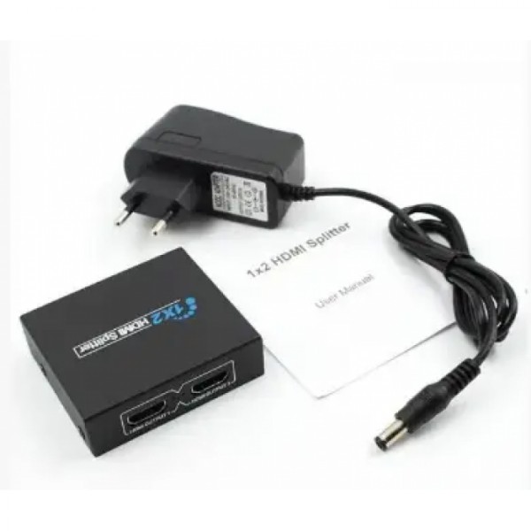 HDMI разветвитель на 2 порта HDMI SPLITTER 1 in 2 220V (88018) HDMI разветвитель на 2 порта HDMI SPLITTER 1 in 2 220V (88018)