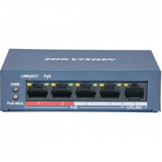 Коммутатор сетевой Hikvision DS-3E0105P-E(B)