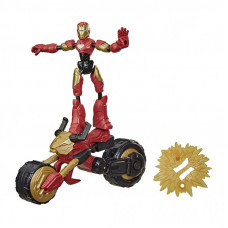 Фигурка для геймеров Hasbro Avengers Bend and flex 2 в 1 Железный человек на мотоцикле (F0244)