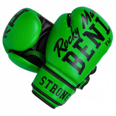Боксерские перчатки Benlee Chunky B PU-шкіра 12oz Зелені (199261 (Neon green) 12 oz.)