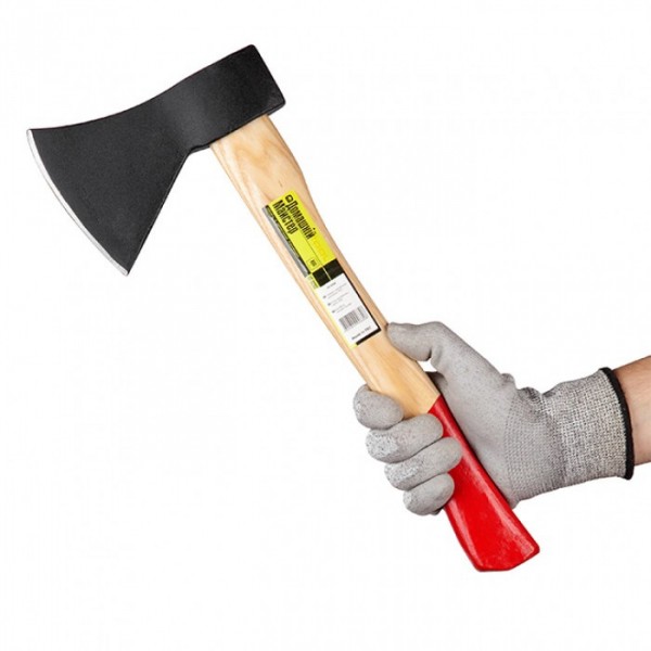 Топор 800 г. с деревянной рукояткой INTERTOOL HT-0268 (119418)