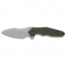 Нож Hightron Mini Ventura, D2, G10, зелений, сталевий stonewash клинок (HK05GRNS)