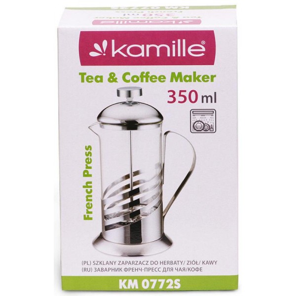 Френч-прес Kamille Lizardi 350мл (110518) Френч-прес Kamille Lizardi 350мл (110518)