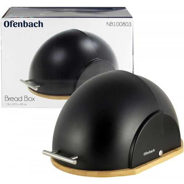 Хлібниця Ofenbach Bread Snail 38.5х26.5х20см, чорний (109618) Хлібниця Ofenbach Bread Snail 38.5х26.5х20см, чорний (109618)