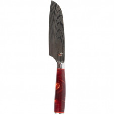 Кухонный нож MasterPro Tetsu, сантоку, 12.5 см, коричневий (BGMP-4129-BR)