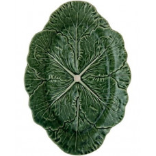 Набір 2 сервірувальних блюда Bordallo Pinheiro Cabbage 37x26см Зелений (111718)