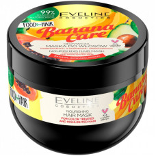 Маска для волос Eveline Cosmetics Food For Hair Banana Care 500 мл (5901761988932)