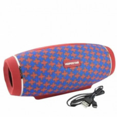 Портативная беспроводная Bluetooth колонка Hopestar H27 / 10W, Bluetooth, Красная с синим (134918)
