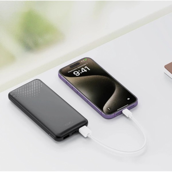 Внешний аккумулятор Power bank XO PB312 10000 Mah батарея зарядка Черный (134028) Внешний аккумулятор Power bank XO PB312 10000 Mah батарея зарядка Черный (134028)