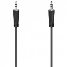 Кабель мультимедийный 3.5 mm Jack - 3.5 mm Jack Stereo 1.5 m Black Hama (00205262)