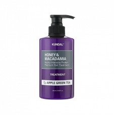 Маска для волос Kundal Honey & Macadamia Protein Hair Treatment Apple Green Tea 500 мл (8809693255627)