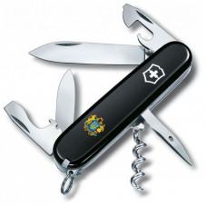 Нож Victorinox Spartan Ukraine Black "Великий Герб України" (1.3603.3_T0400u)