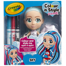 Набор для творчества Crayola Colour n Style Стильные девушки Скай (918938.005)