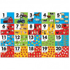 Пазл Melissa&Doug Мега "Числа - Ферма", 24 элемента (MD31002)