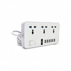 Сетевой фильтр питания Voltronic TВ-Т09, 3роз, 6*USB White (ТВ-Т09-White)