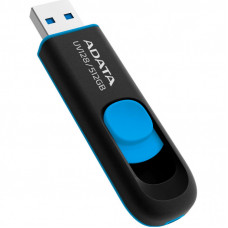 USB флеш накопитель ADATA 512GB AUV 128 Black/Blue USB 3.2 (AUV128-512G-RBE)