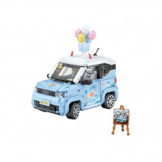 Конструктор LOZ mini Автомобиль MINI голубой (1131)