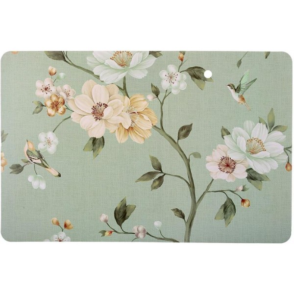 Набір 12 сервірувальних серветок 28x43см підтарільники Floral-104, поліпропілен (112038)