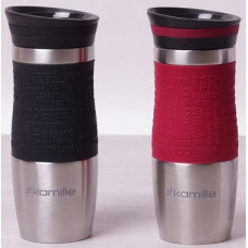 Термокружка Kamille Machiato 380мл з нержавіючої сталі (114138)