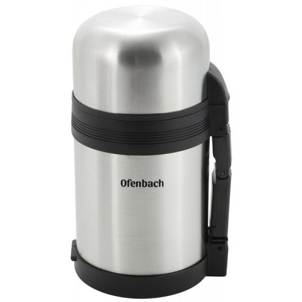 Термос Ofenbach 600мл із нержавіючої сталі з ремінцем (114238) Термос Ofenbach 600мл із нержавіючої сталі з ремінцем (114238)