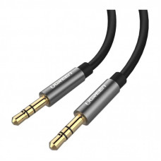 Кабель мультимедийный 3.5mm M to 3.5mm M 2.0m AV119 black Ugreen (10735)