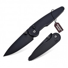 Нож Hightron Birdidi, D2, алюміній, чорний, чорний клинок (HK06BLK)