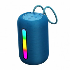 Портативная беспроводная Bluetooth колонка Celebrat SP-20 с подсветкой Синяя (135538)