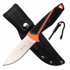 Нож Elk Ridge з кресалом Orange (ER-200-23OR)