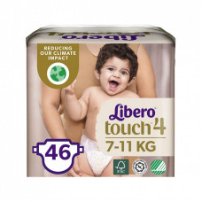 Подгузники Libero Touch 4 7-11 кг 46 шт. (7322541070919)