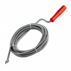 Трос для чистки труб 9 мм*5 м, пробивной наконечник INTERTOOL HP-1006 (108048)
