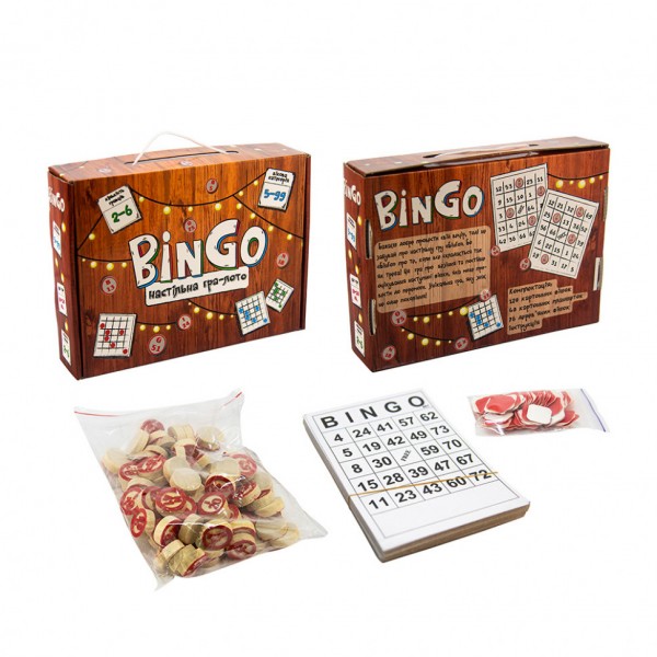 Настольная игра-лото "BinGo" 30757 укр Настольная игра-лото "BinGo" 30757 укр