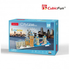 Пазл Cubic Fun Трехмерный пазл CityLine London (MC253h)