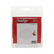 Карточка пластиковая чистая Badgy 0.76 мм Cards Thick, 100шт (CBGC0030W)