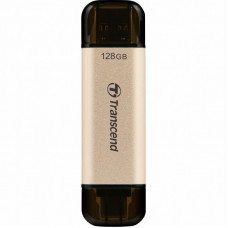 USB флеш накопитель Transcend 128GB JetFlash 930 Gold-Black USB 3.2/Type-C (TS128GJF930C)