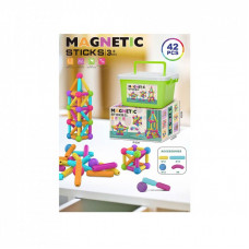 Конструктор A-Toys Magnetic Sticks 42 деталей в чемодане (158-22)