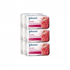 Детское мыло Johnson’s baby Care Vita Rich Перевоплощающийся с экстрактом цветка граната 90 г х 6 шт. (3574661642703)