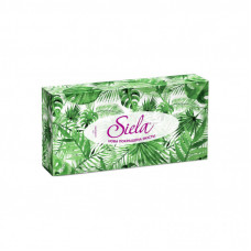 Салфетки косметические Siela Happy Green 2 слоя 80 шт. (4820204405441)