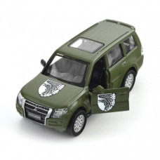 Автомодель серии "Шевроны Героев" Mitsubishi Pajero 4WD Tubro "93 ОМБр" TechnoDrive 250283M