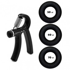 Набор кистевых эспандеров кольцо+эспандер ножницы Power Grip Set3 NE-1589-60