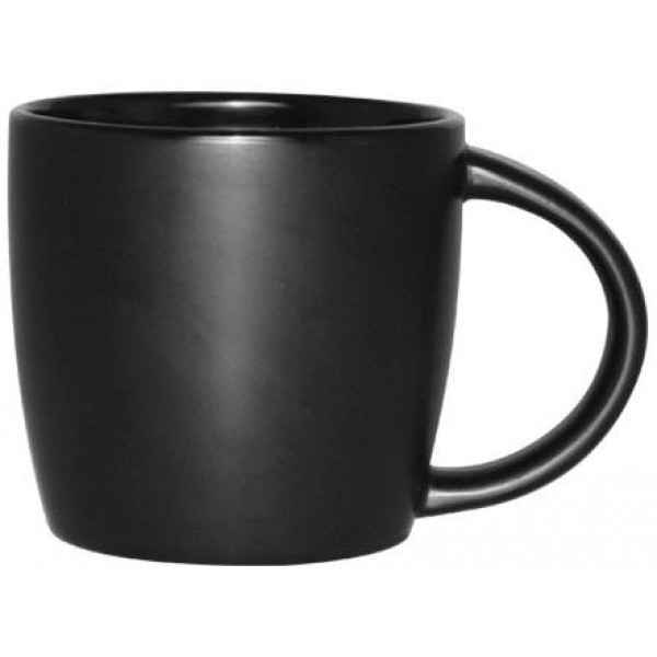 Кружка керамічна Black Style 280мл чорна (110158)
