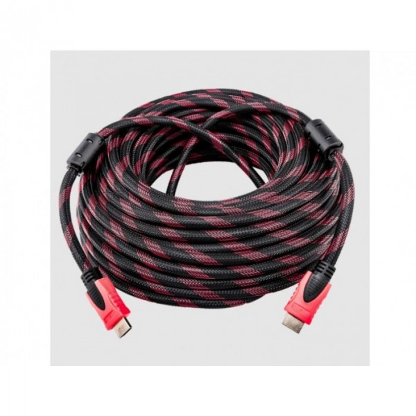 Кабель HDMI - HDMI 25 метров нейлоновая обмотка (116158)